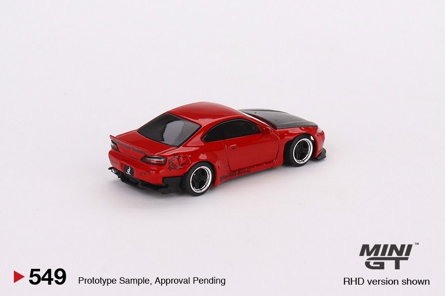 Mini GT 台灣限定1/64 Nissan Silvia S15 Rocket Bunny Red 2023