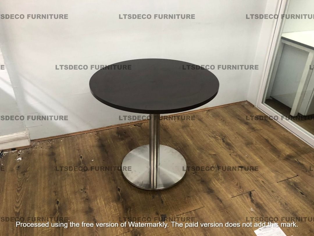 MINI ROUND TABLE OFFICE FURNITURE/PARTITION -OFFICE TABLES on Carousell