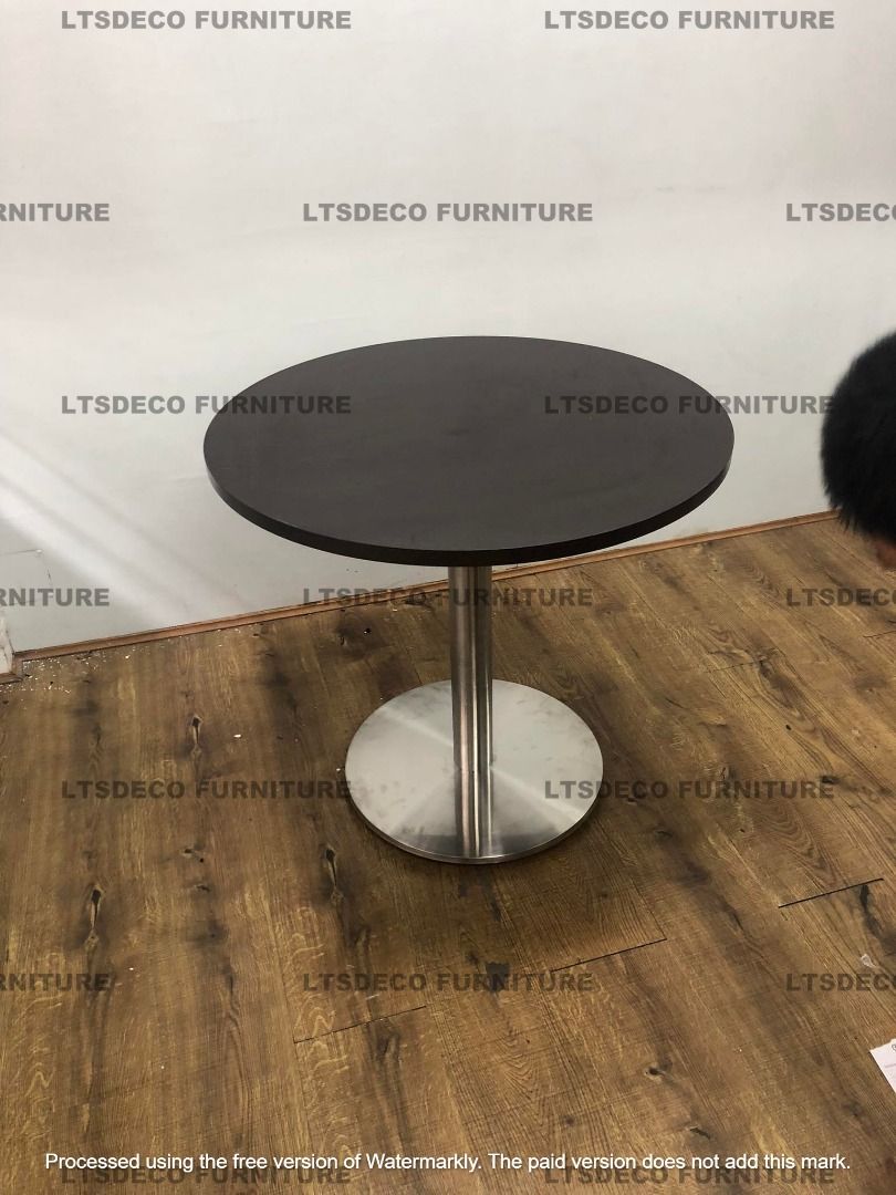 MINI ROUND TABLE OFFICE FURNITURE/PARTITION -OFFICE TABLES on Carousell