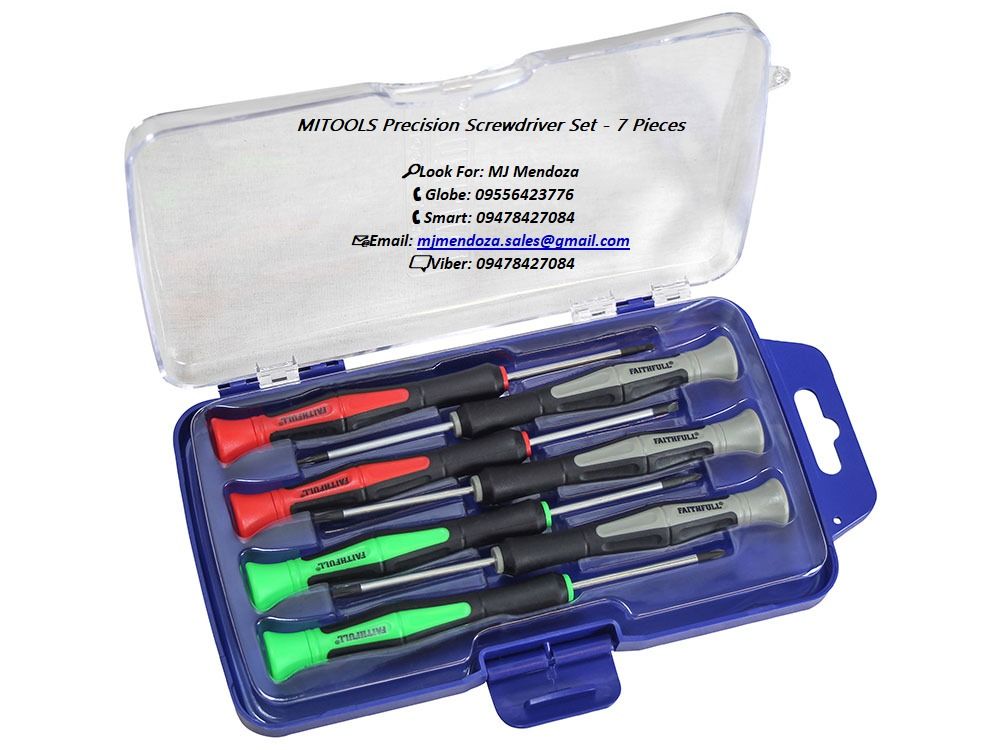 MITOOLS Precision Screwdriver Set - 7 Pieces on Carousell