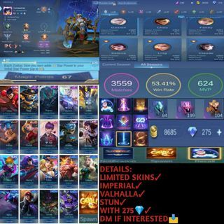 Mobile Legends Account for sale