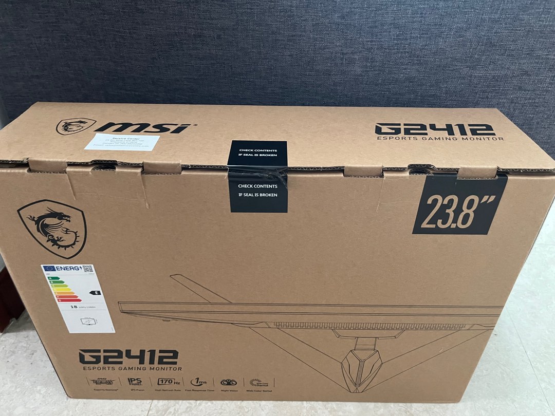 MSI G2412 GAMING MONITOR UNBOXING  #msi #msigaming #unboxing #monitor  #gamingmonitor 
