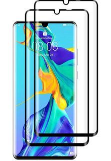 new 2 Pack Screen Protector For Huawei P30 Pro, Easy Install Bubble Free - Smooth as Silk,Tempered G