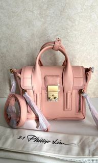 New Authentic Phillip Lim Mini Pashli Satchel Calf Leather Gwh Pink