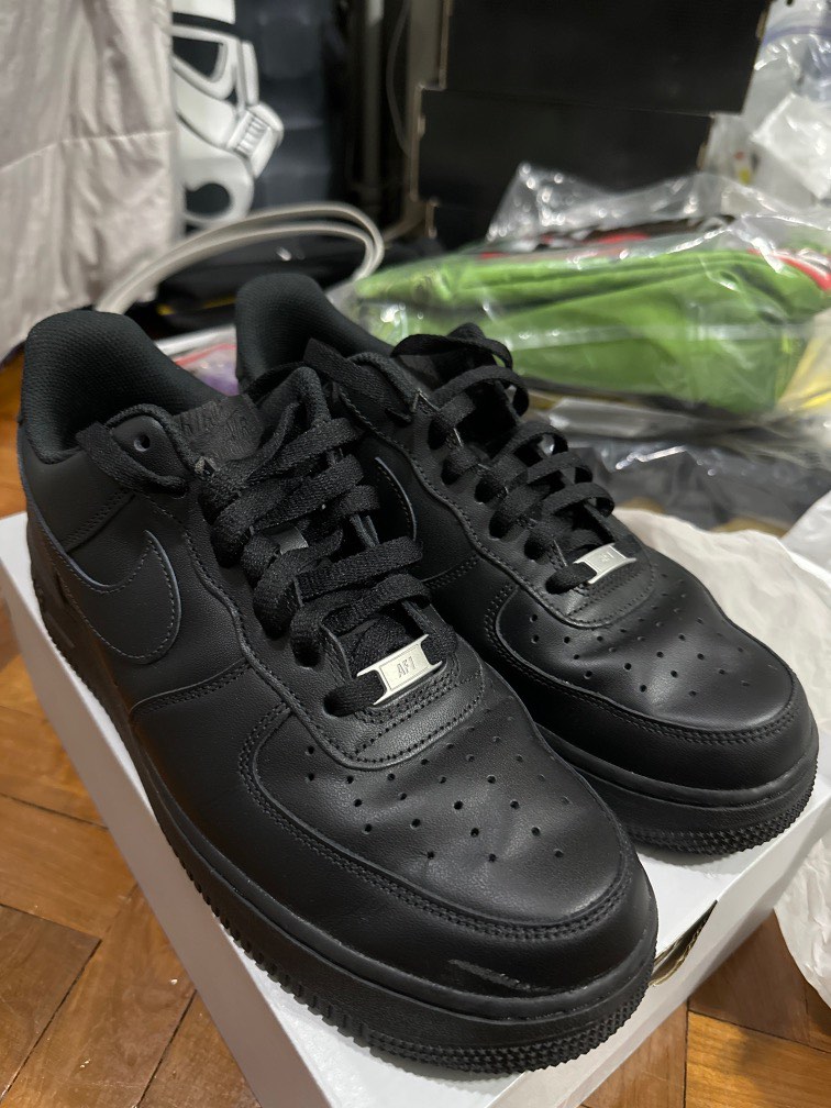 Black air force size sales 8