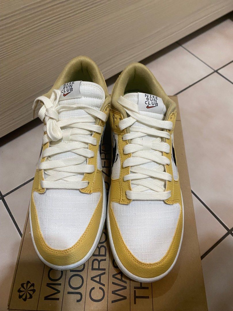 Nike DUNK LOW SUN CLUB 全新us9.5 原價售, 他的時尚, 鞋, 休閒鞋在