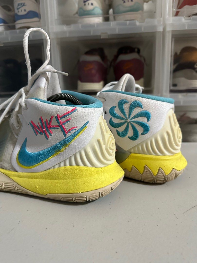 kyrie 6 neon graffiti mens