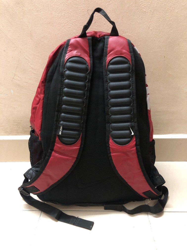 Nike max shop air backpack red