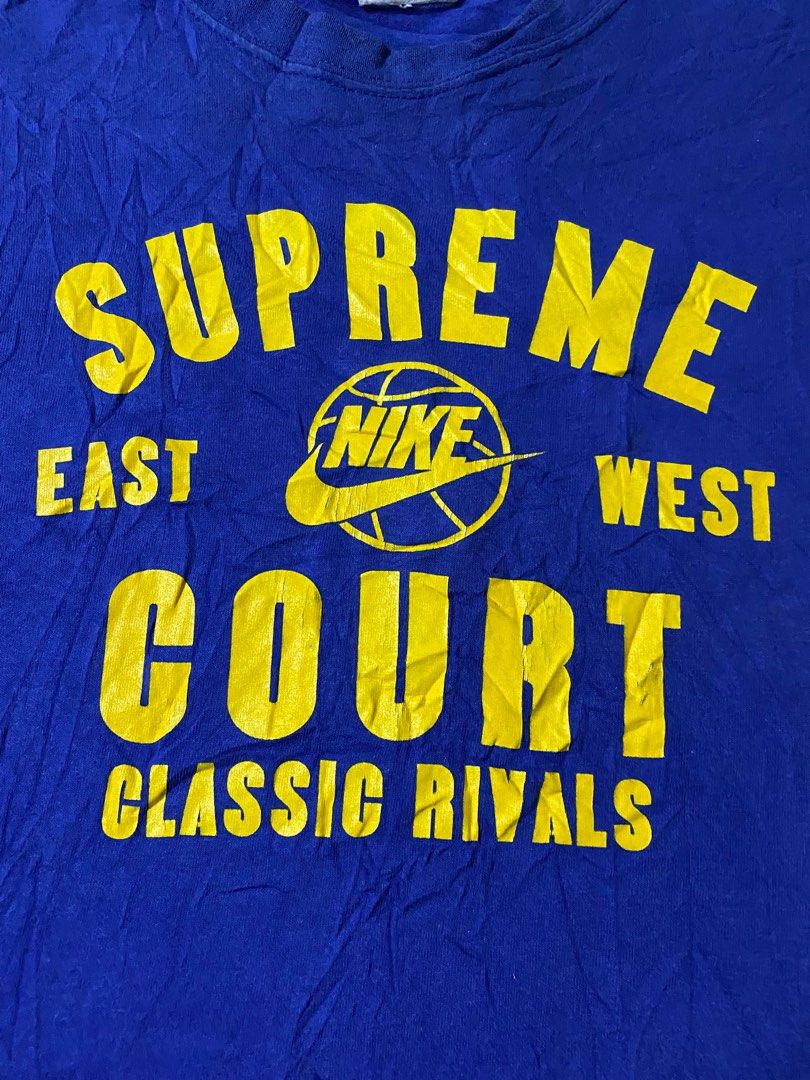 NIKE SUPREME COURT NIKE COURT BIG SWOOSH T SHIRT Fesyen Wanita