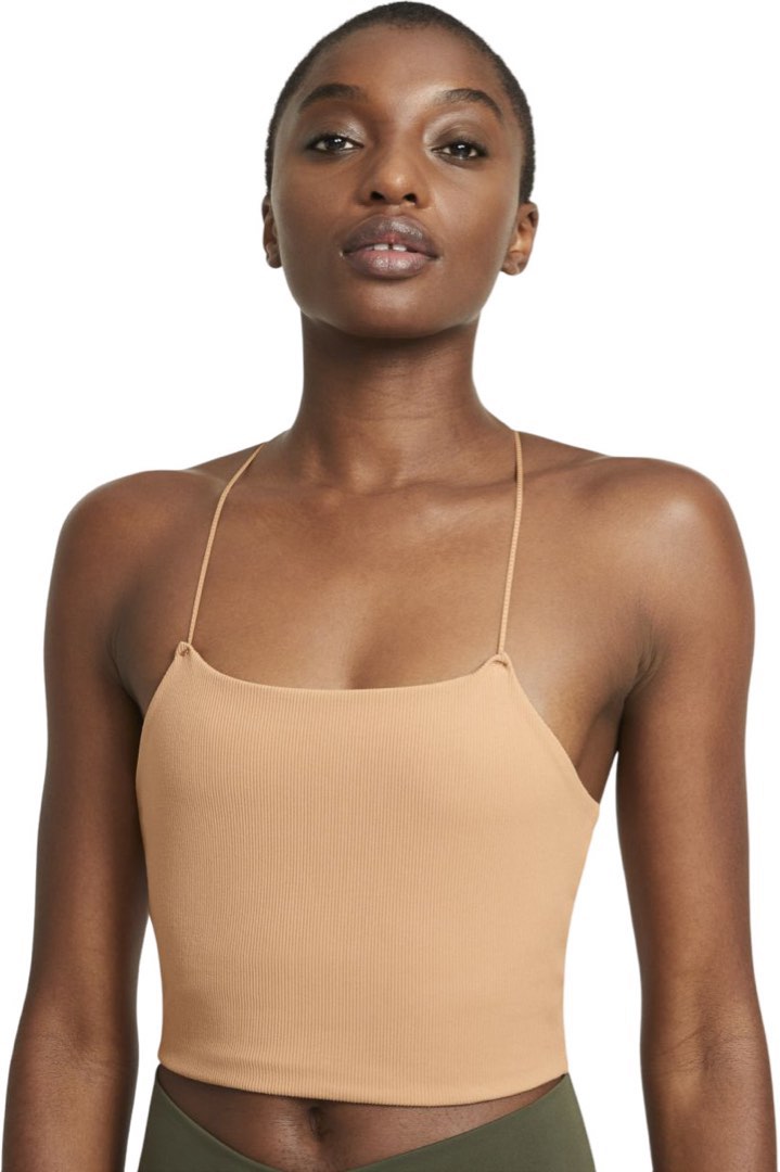Nike Beige Yoga Luxe Strappy Camisole Nike