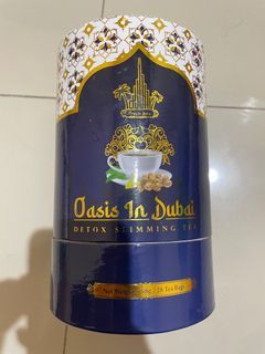 Oasis in Dubai teh detox teh herbal alami penurun berat badan detoksifikasi premium fat burner peluntur lemak