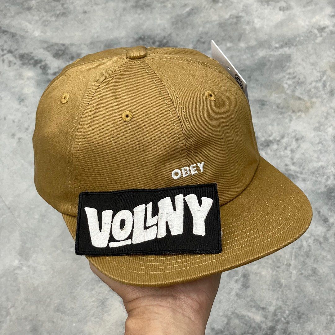 Cappello OBEY Uomo Pigment Bold 6 Pannelli - Strapback, Twill, Basso Profilo, Logo Ricamato, Stile Streetwear Casual