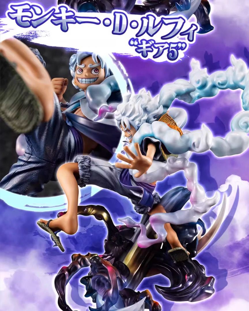 One Piece Megahouse P.o.P Portrait.of.Pirates "WAMAXIMUM" Monkey D. Luffy Gear 5 Nika