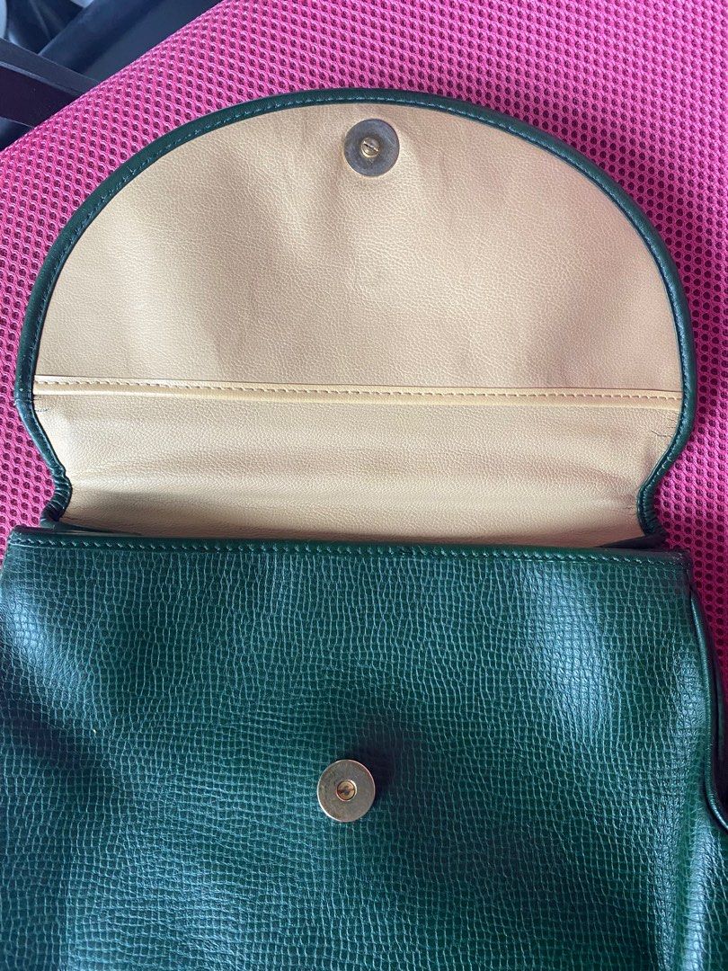 Original Dior bag (Category: Luxury Bags & Wallets) located in Rizal. Submitted by brandedclosetsale (Listing ID 1247566624, Image 3). Description: Original Vintage Dior Emerald color Made in France Has signs of usage. See pics for flaws.