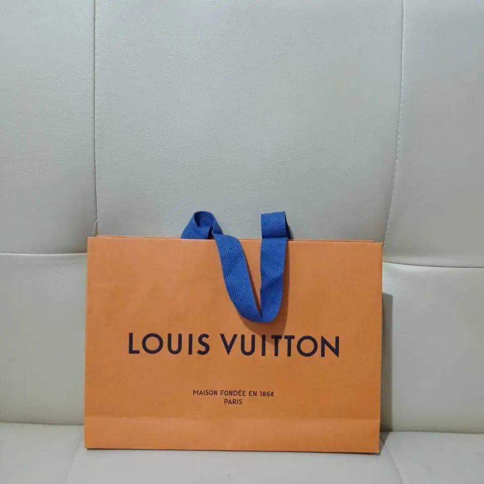 Paper bag louis vuitton asli best sale
