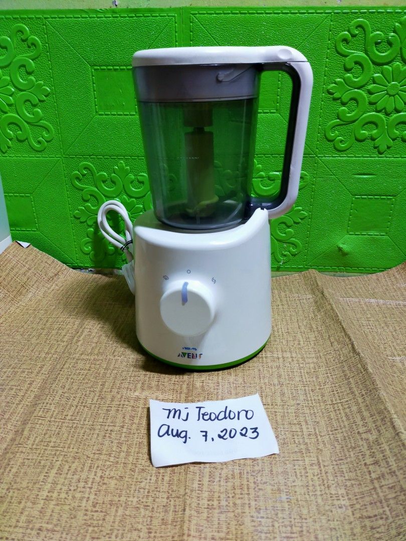 philips avent baby food steamer and blender recipes
