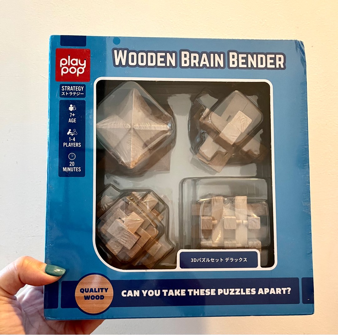 Wood discount brain benders