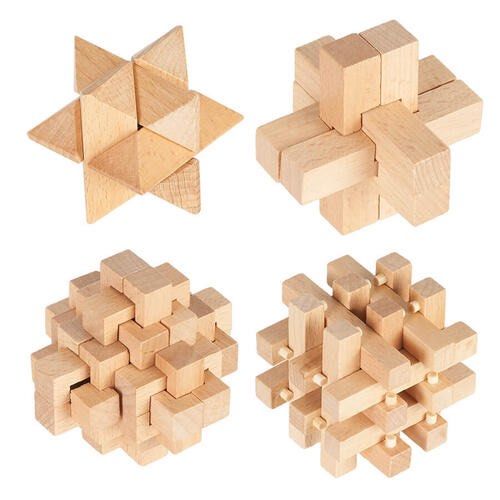 Play Pop Wooden Brain Benders Strategy Game Hobbies Toys Toys