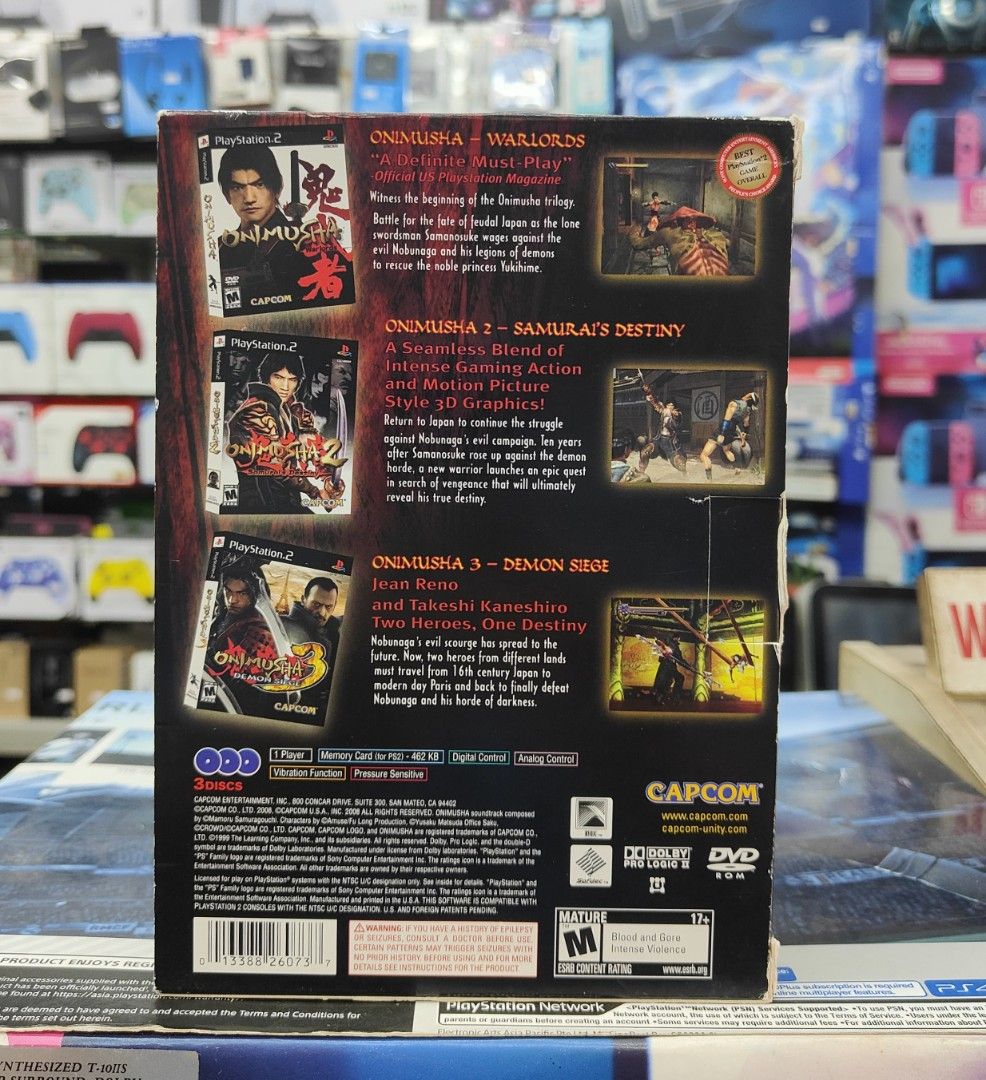 PS2 Onimusha Essentials, Video Gaming, Video Games, PlayStation on ...