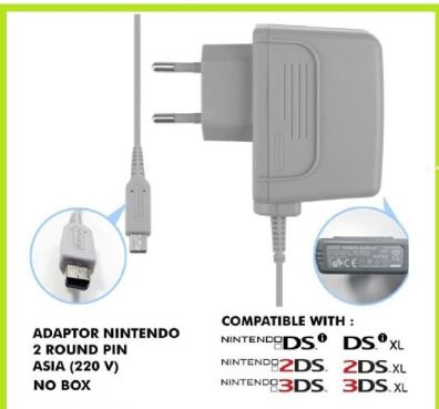 New AC Power Adapter Charger For Nintendo DSi NDSi XL 2DS Wall For 3DS 3DS