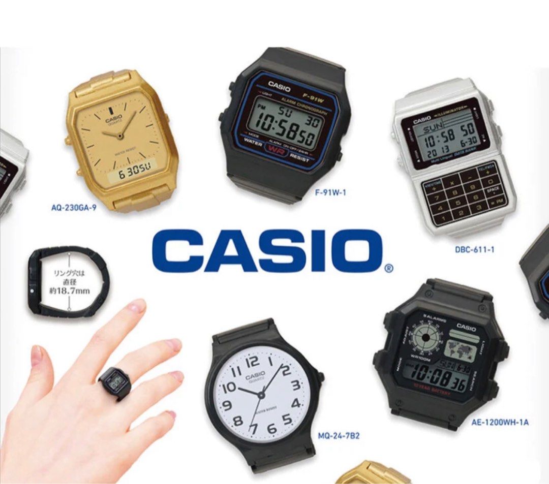 Casio ring watch cheap
