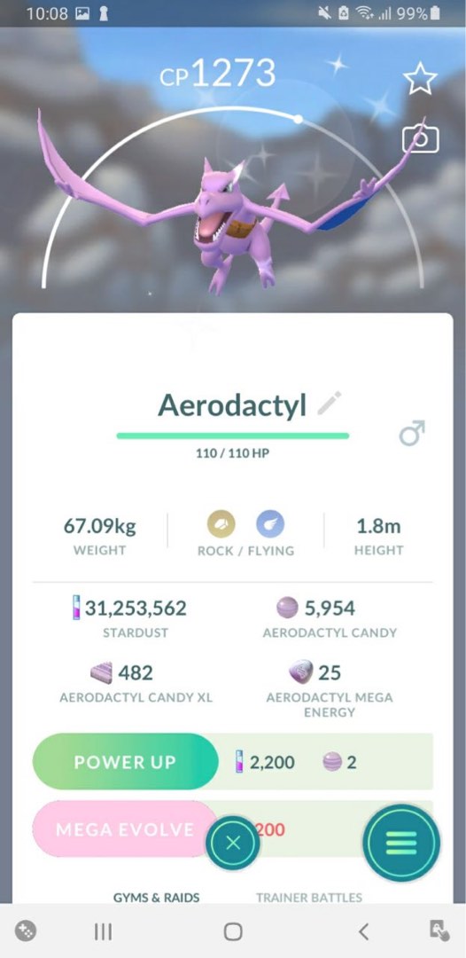 Aerodactyl shiny confirmado !! - Pokémon GO Ecuador