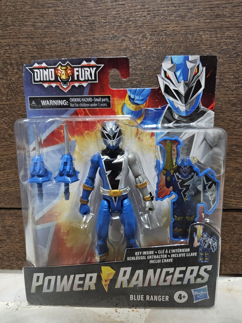 Aazon.co: Power Rangers Dino Fury Red Ranger - Figura de acción de 6