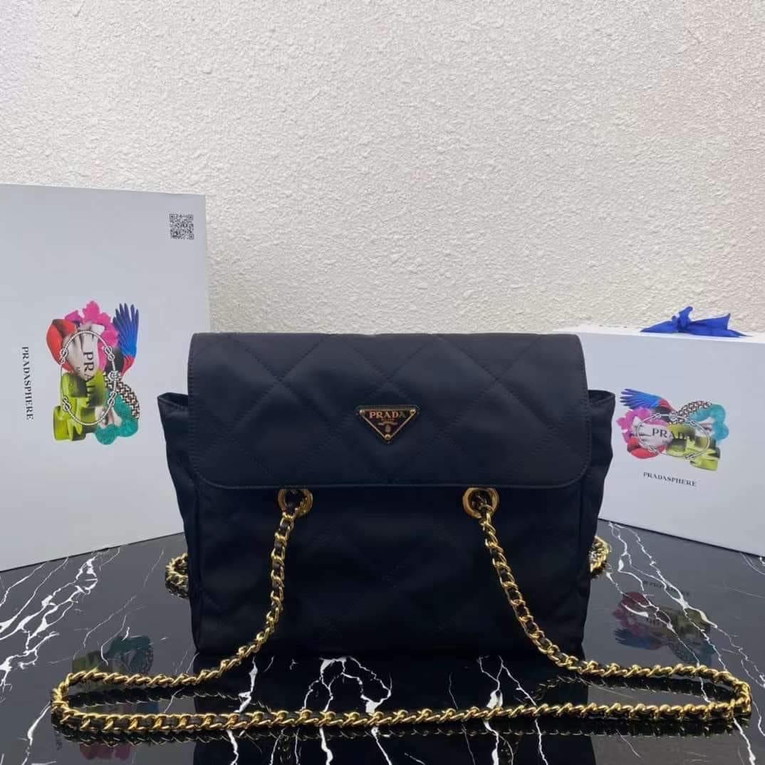 Prada Gray Nylon Tessuto Tote Bag (Neverfull style), Luxury, Bags & Wallets  on Carousell