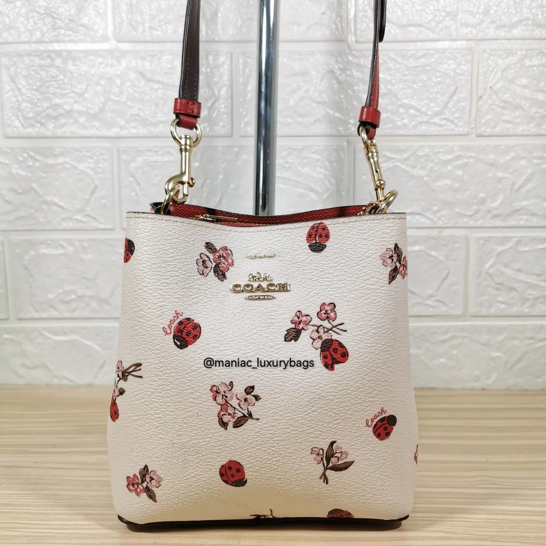 Small town bucket bag with ladybug print online