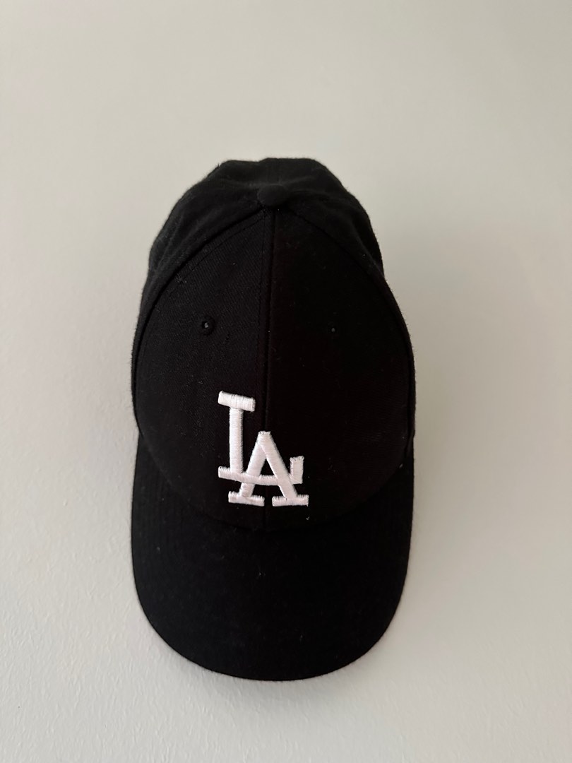X NEWERA DODGERS CAP / BLK