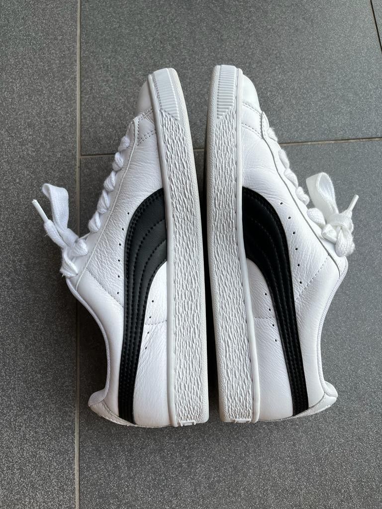 Puma basket classic lfs clearance white sneakers