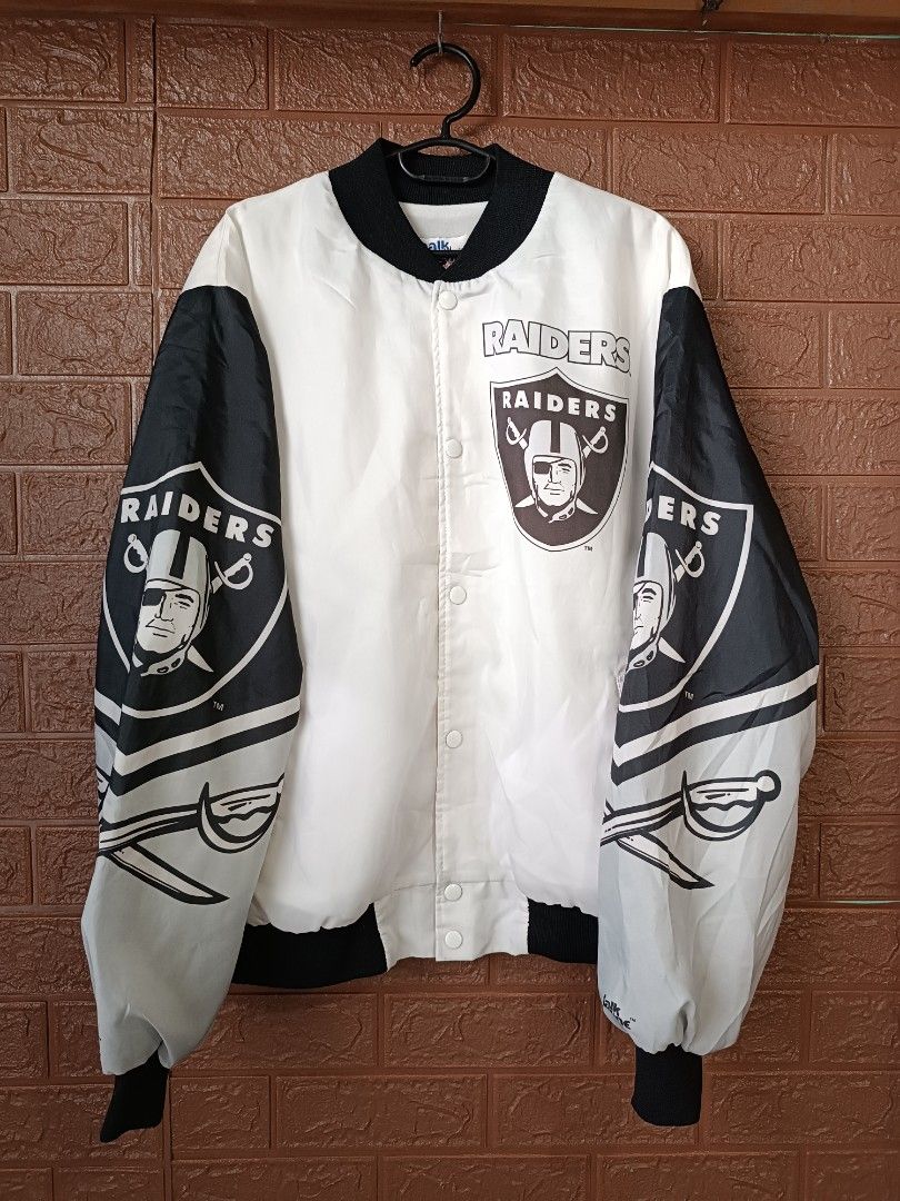 Jackets & Coats, Vintage Rare Varsity Jacket Raiders Original Chalk Line  Xl