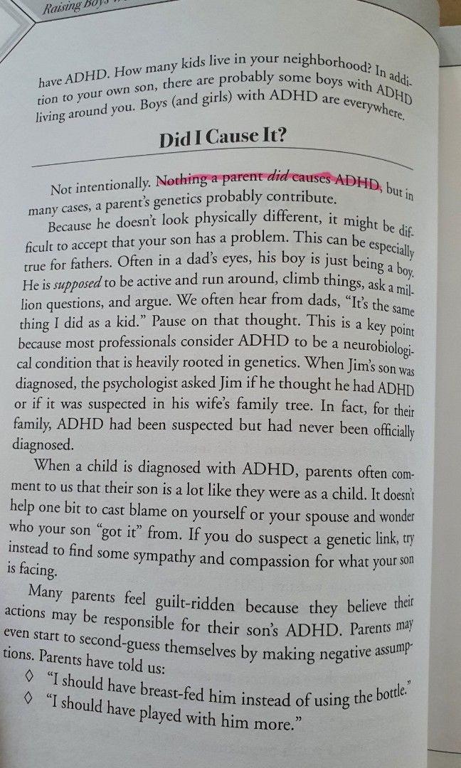 Parenting book Raising Boys with ADHD, Hobbies & Toys, Books ...