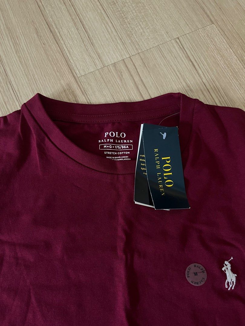 Maroon ralph outlet lauren t shirt