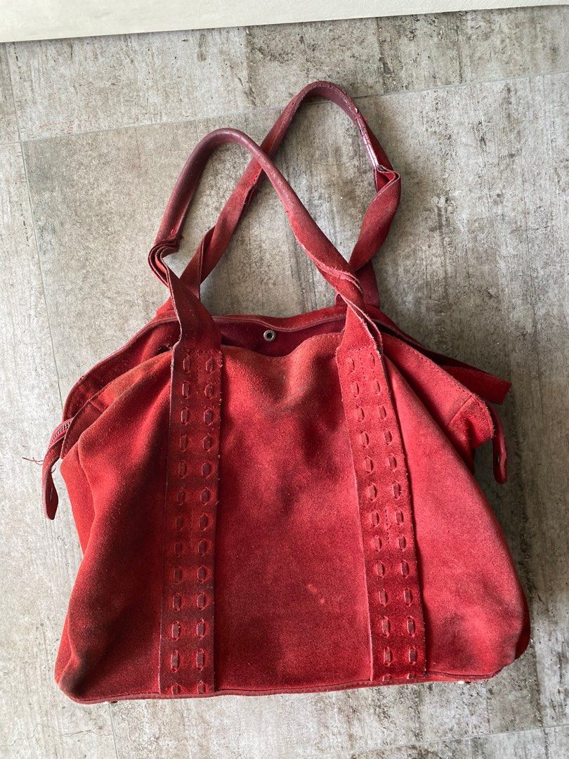 red vintage Shoulder bag Women s Fashion Bags Wallets