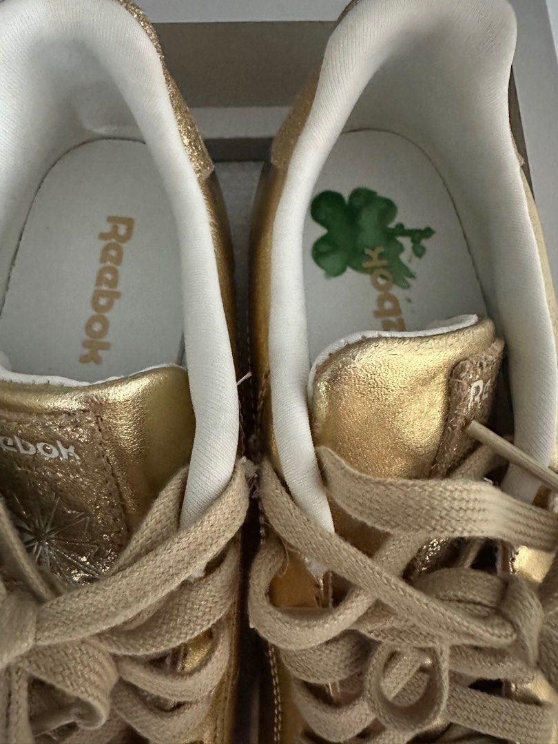Reebok sneakers in Gold Women s Fashion Footwear Sneakers on