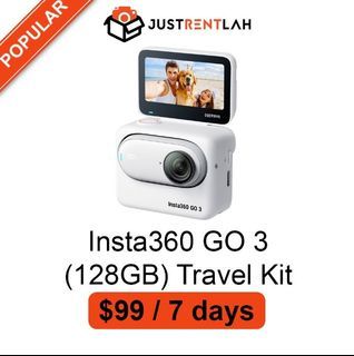 Insta360 X3 camera with Motorcycle bundle, Invisible selfie stick, Len