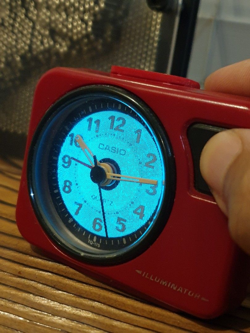 Retro Casio Illuminator Mini Alarm clock Hobbies Toys