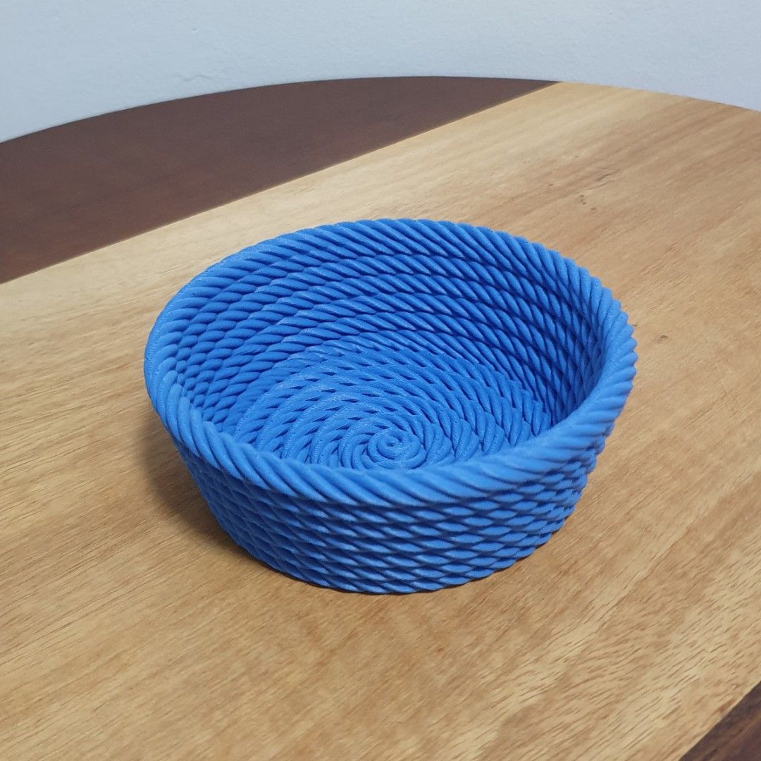 Rope Bowl Plastic, Furniture & Home Living, Home Decor, Vases