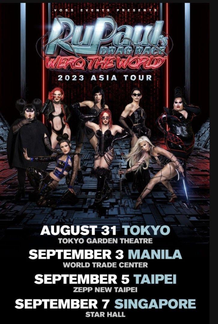 Repriced! RuPaul's Drag Race Werq The World Manila Superwave Seated