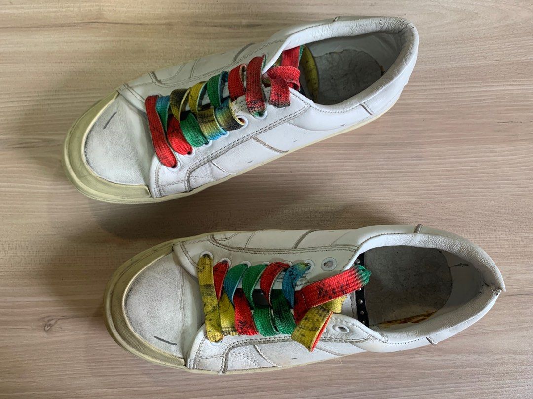 Saint laurent rainbow sneakers shop