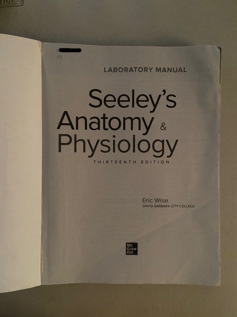 seeley’s anatomy and physiology laboratory manual, Hobbies & Toys ...