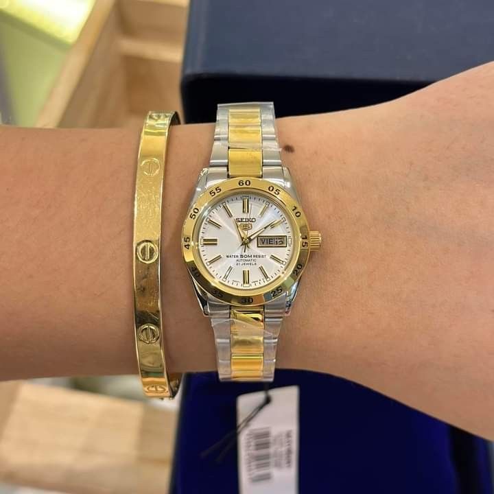 Seiko 5 automatic 21 jewels for men women Women s Fashion