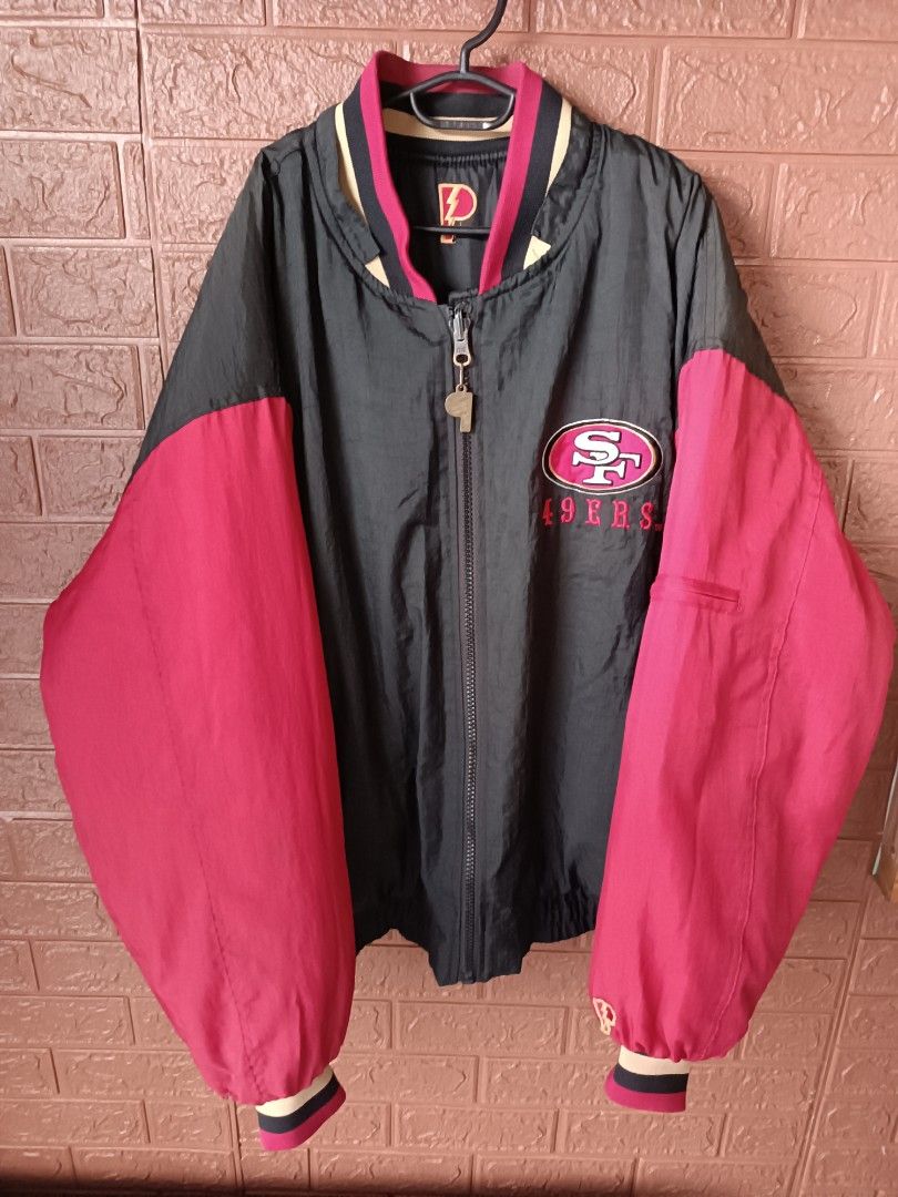 SF 49ers reversible bomber jacket pro player, Men's Fashion, Coats, Jackets  and Outerwear on Carousell