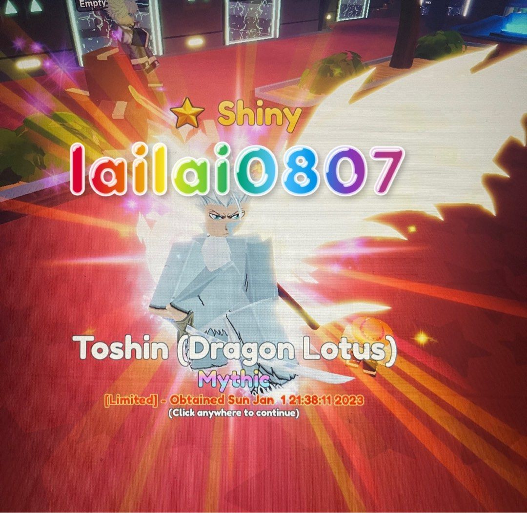 Toshin (Dragon Lotus) - Anime Adventures