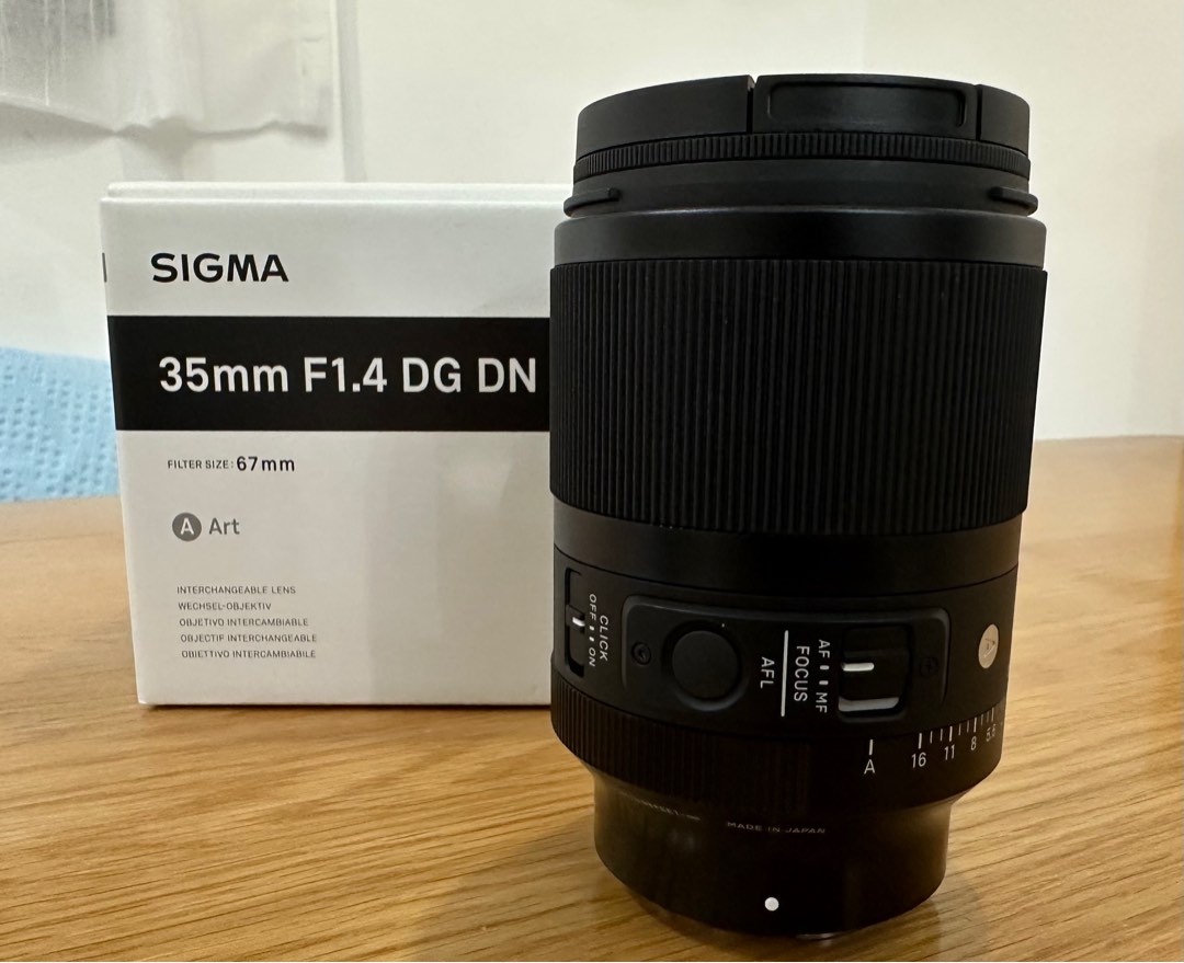 未使用 10月末購入 Sigma 35mm F1.4 DG HSM ソニーE用