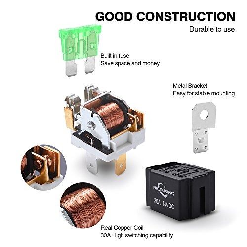 [Stockist.SG] MICTUNING Relay Switch Harness,Automotive Relay 12V Fuse ...