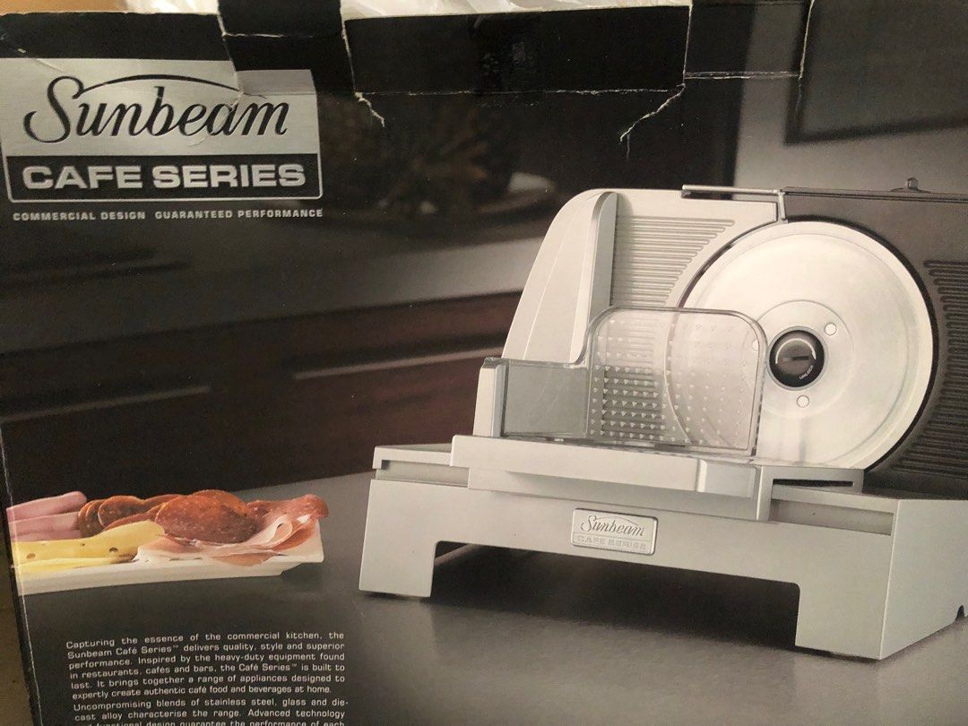 SUNBEAM CAFE SERIES MEAT SLICER, CUTTER, TV & Home Appliances, Kitchen