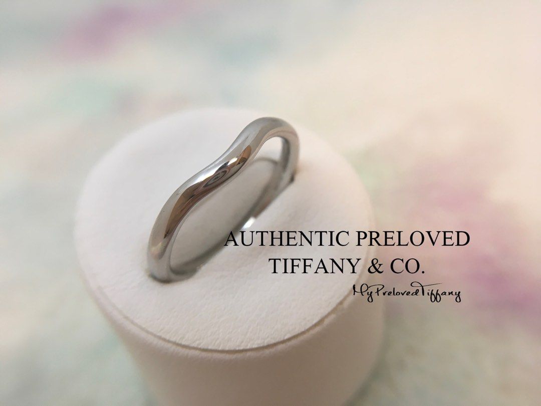 Tiffany curved sale wedding band