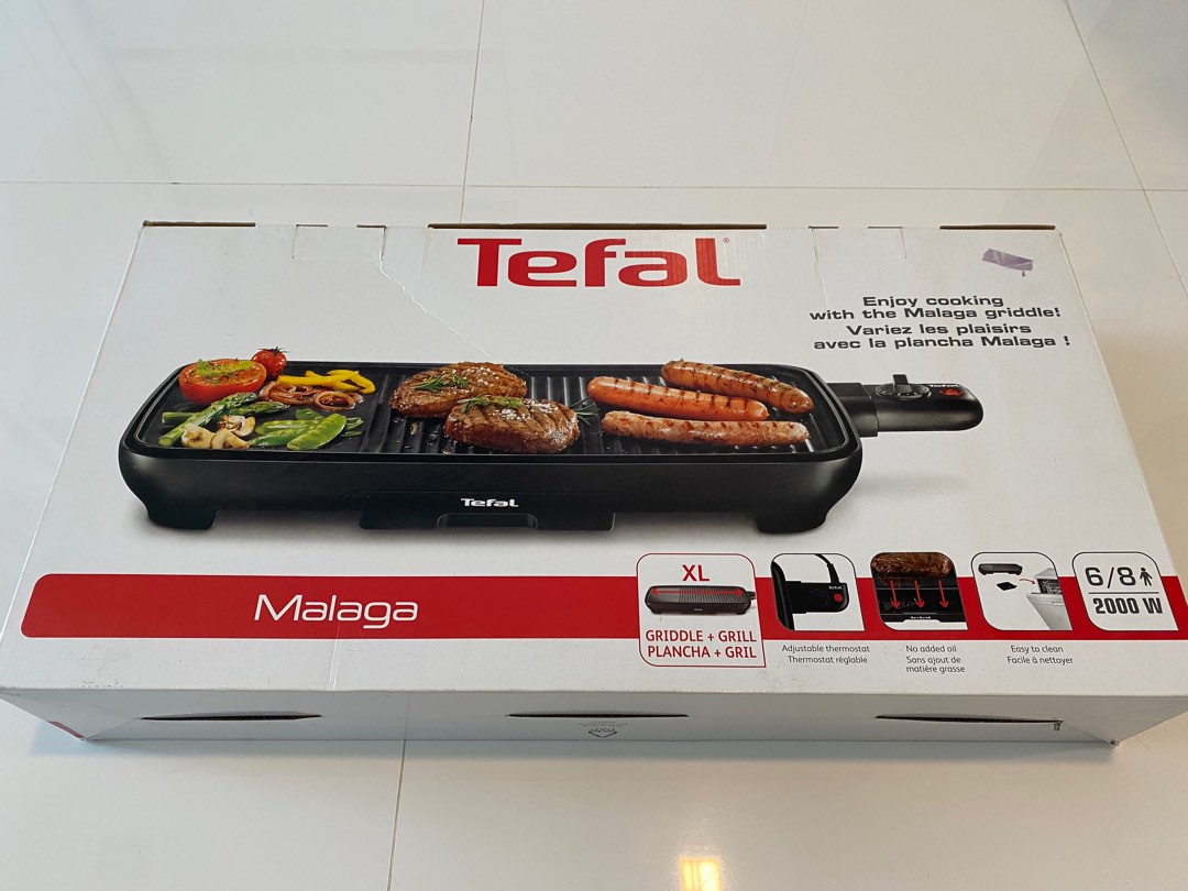 Tefal Malaga Electric grill, griddle, TV & Home Appliances, Kitchen